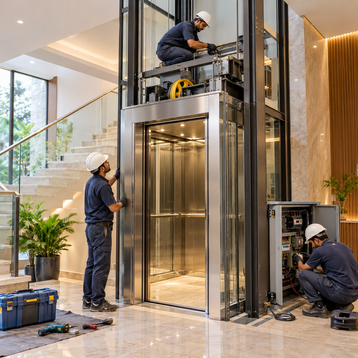 Lift installation and execution by Eider Elevators