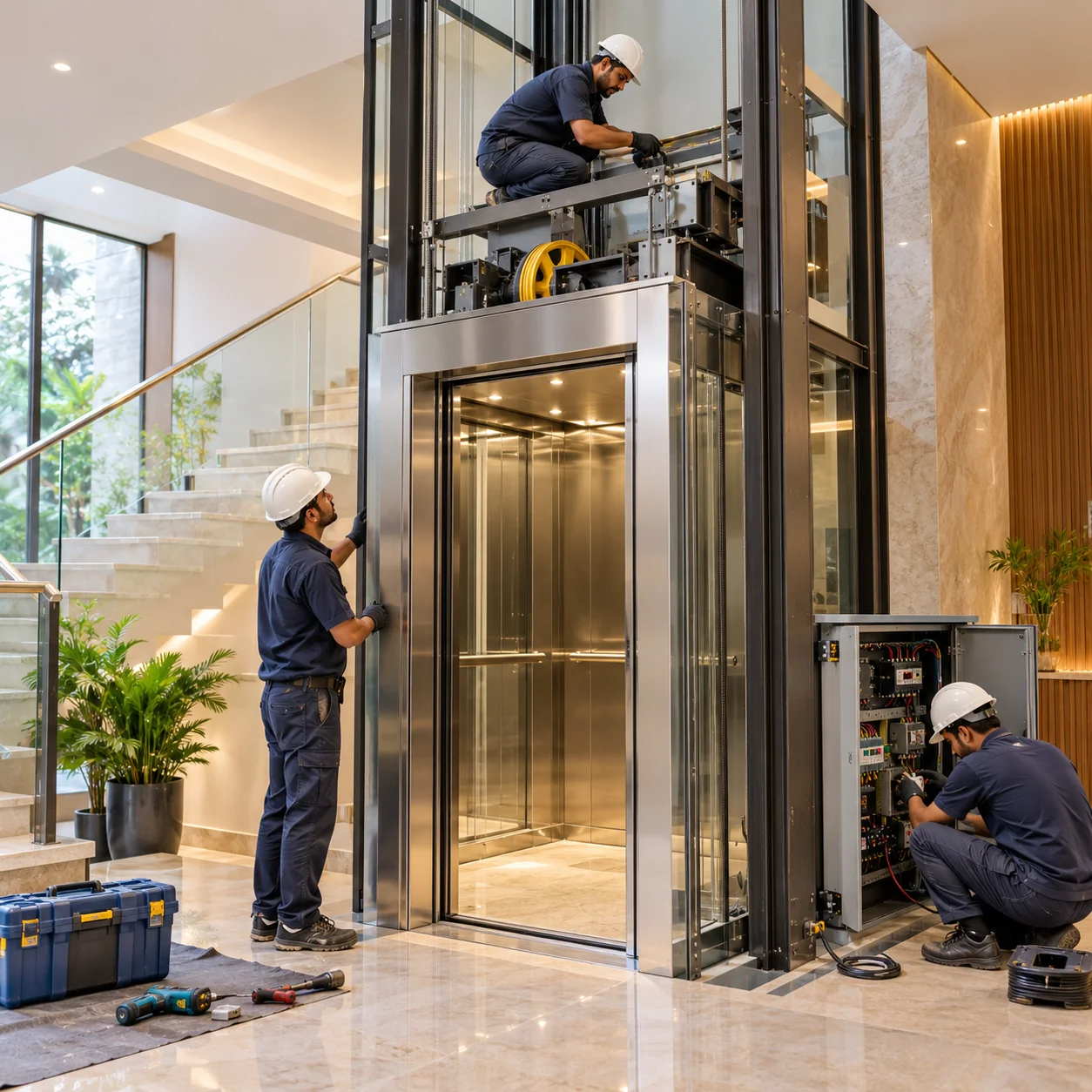 Lift installation and execution by Eider Elevators